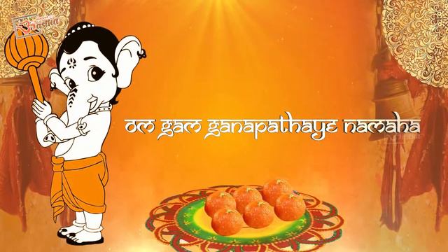 Om Gam Ganapataye Namaha 108 Times | Ganapathi Mantra Fusion Mix | смотреть онлайн