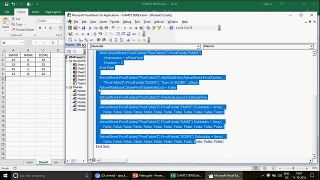 Learn Excel - Video 266 - VBA - How to create the Pivots using coding смотреть онлайн