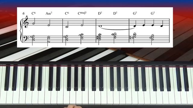 Big Piano Chords on When The Saints Go Marching In