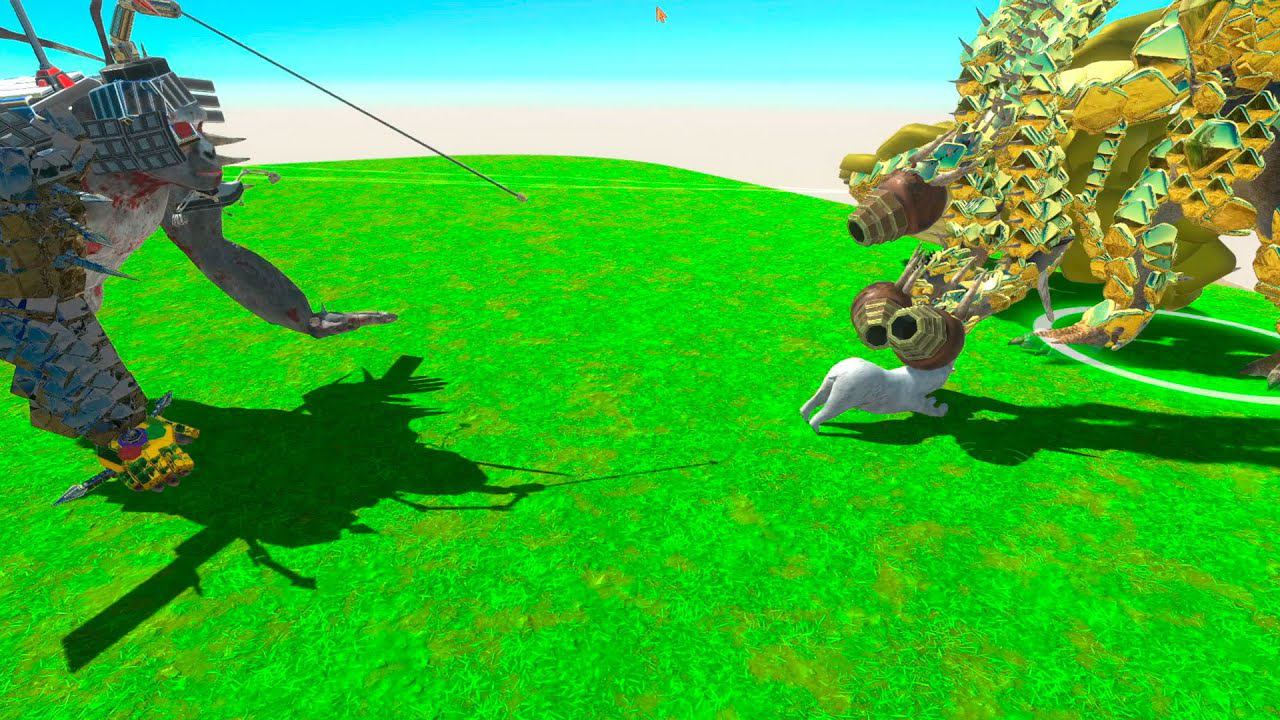 MECHA KONG vs KING GHIDORA vs EVERY UNIT - Animal Revolt Battle Simulator
