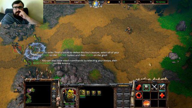 Warcraft 3 Reforged: Orc Tutorial Mission 1 Normal смотреть онлайн
