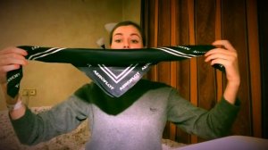 Как накрахмалить платок и сделать красивый бант.