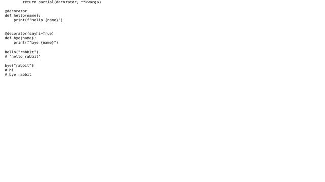clean approach to decorator that takes optional keyword arguments