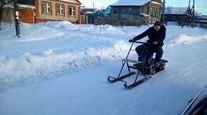 Финские сани на гусеничном ходу. (А ЧТО ТАК МОЖНО БЫЛО?)