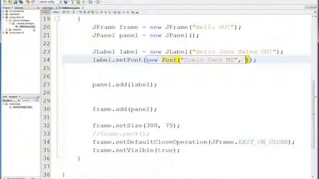 Java Swing GUIs Intro 02 JPanel Font Color смотреть онлайн