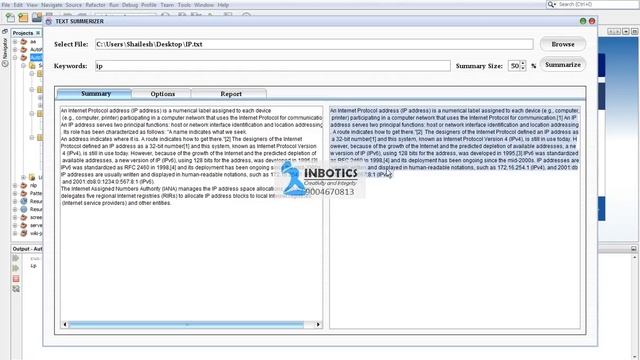 Auto Text Summarization