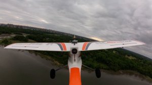 Hobby Zone Aeroscout s2 1.1mm Flight:Evening, Orchard Beach Lot, Cloudy Day, Aerobatics, RunCam4K