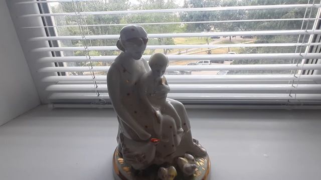 Советская пропаганда в фарфоре. Чудово и Дулево. Кормим кур)))???