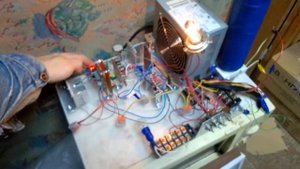 Катушка индуктивности. Добавлена вторая намотка. Эксперимент с генератором.  Детекция мощности ОЭДС