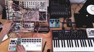 Live Jam #210 - Electro / Techno - Eurorack modular, Arturia Beatspep Pro, DSI Mopho X4