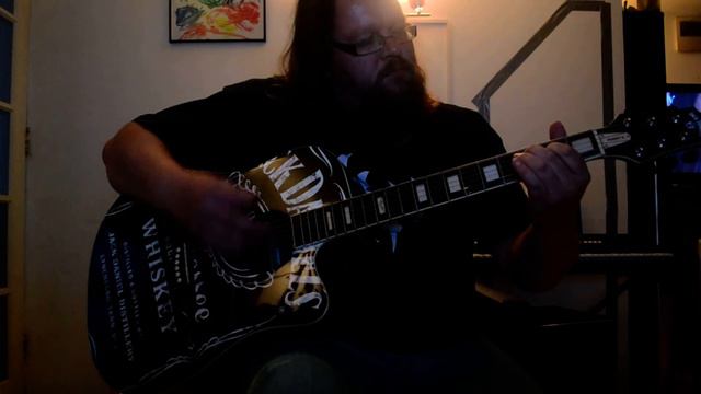 Testing my acoustic Peavey Jack Daniels guitar won on facebook смотреть онлайн