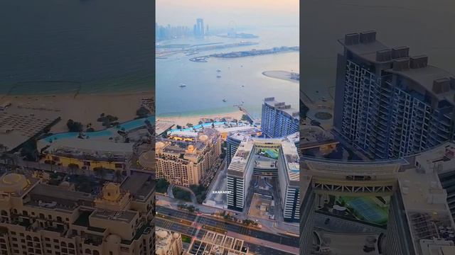 Dubai 😲🇦🇪🇦🇪🇦🇪 Palm Jumeirah Sunset☀ View || United Arab Emirates #shortvideo #dubai #sorts