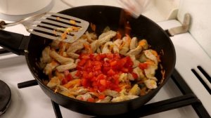 Свинина Тушенная с Овощами и Грибами