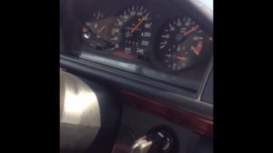 Динамика разгона Мерседес W124 m111 2.2