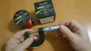 Orient Rods.Проверка диаметра. Леска 0.283 1200м." Link Line Fluo Red."