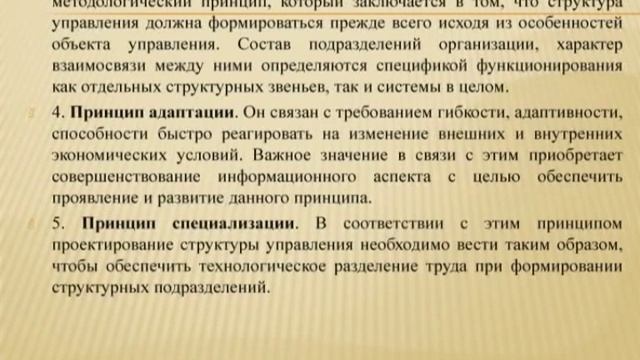 Лекция 10: Организация как функция менеджмента