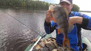 ЛОВЛЯ НА БЛЕСНУ крупной ЩУКИ и КИЛОГРАММОВЫХ ОКУНЕЙ