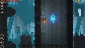 Steamworld Dig 2 (Switch) Cave of Trials - 100% Bonus Secret Area - First Look - Gameplay ITA