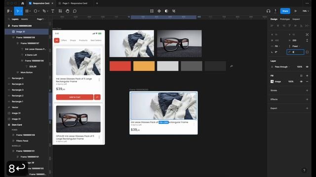 Figma Tutorial: How To Create Cards For Mobile Apps | #uxfive #tutorial #figma смотреть онлайн