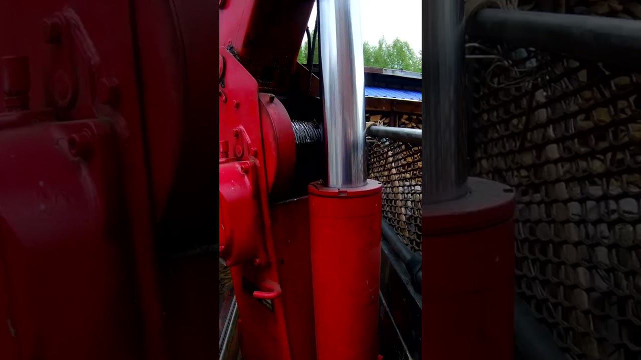 Как и чем смазать канат КМУ манипулятора ☝ #кму #зил131дизель