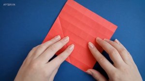 Оригами конверт розочка из бумаги ? Как сделать красивый подарочный конвертик в форме розы