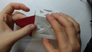 Новогодний фонарь из фоамирана (игрушка на елку своими руками)! ???