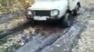 Поездка за грибами на лысой резине ЛУАЗ