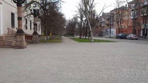 Обзор красивых мест Херсона. Площадь Свободы Херсона утренний. 18.04.21