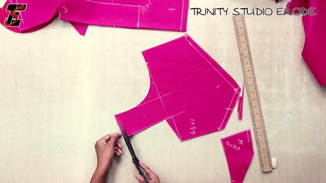 42 inch size Blouse cutting method full video смотреть онлайн
