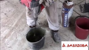 Как замешать клей для газосиликатных блоков/How to mix glue for gas silicate blocks