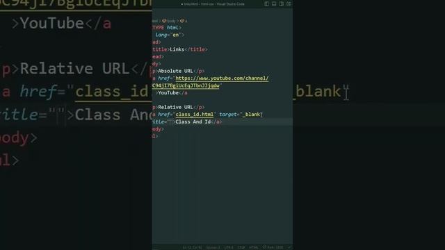 How to add TITLE attribute in LINKS #coding #htmlcourse #code #html #htmlcss #css #webdevelopment