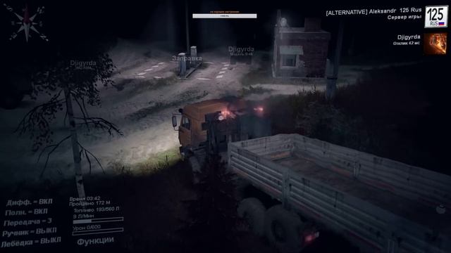 Spintires. Карта «The Swamp»! Работают лесовозы!!! смотреть онлайн