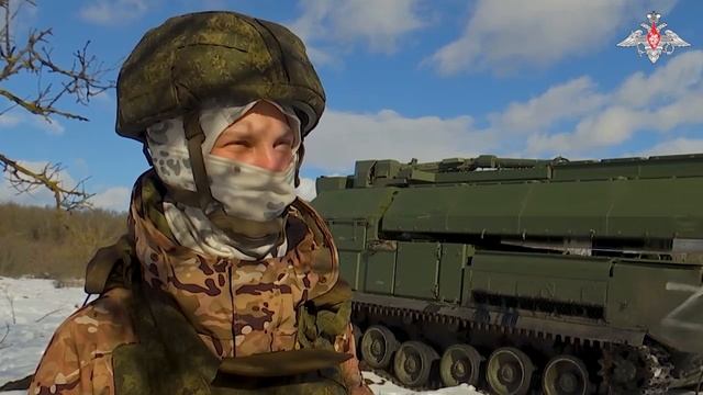 Боевая работа экипажей  танков Т-90М «Прорыв» ЦВО в зоне СВО