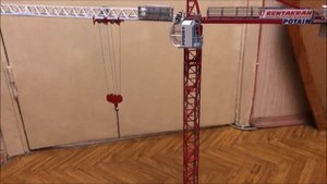 Модель башенного крана Potain MC 175B. Tower crane model