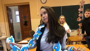 11А Романовской школы последний звонок