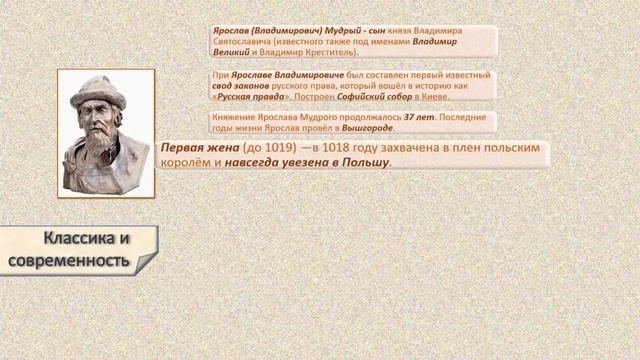 Ярослав Мудрый. Интересные факты