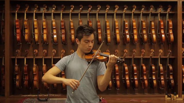 Francois Breton workshop "F. Breton breveté," Mirecourt c. 1830 (1/2 size) | Violin Demonstration смотреть онлайн