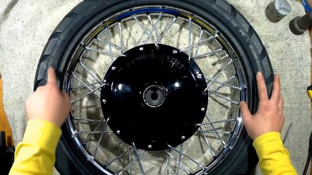 Проект Днепр 666: #13 Монтаж резины + статическая балансировка колеса смотреть онлайн