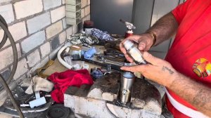 Замена ремкомплекта на разметочной машине #HYVST SPLM 2000 ( #Schtaer Wega 7 ) . Ремонт окрасочного