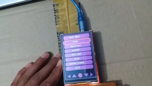 TFT 3.5" Display Menu Using Arduino Mega and SD Card Shield