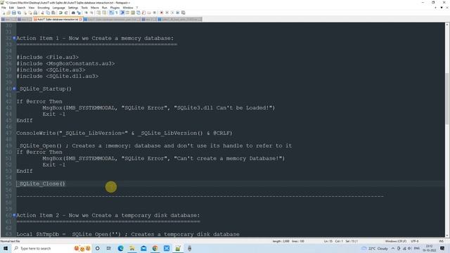 AutoIT Script Tutorial | Connecting SQLite Database with AutoIt Script Tutorial Part #1 смотреть онлайн
