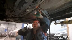 Замена гофры глушителя Renault Latitude