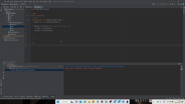 java: class, interface, enum, or record expected error solved | JAVA Programming | ParasCodes