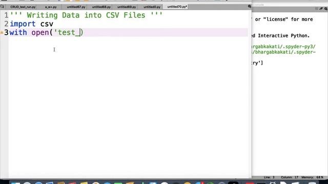 #6 Reading and Writing data into CSV files in Python| File Handling | Class 12 CBSE Computer Scienc