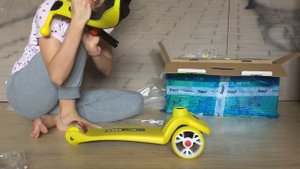 Самокат Самокат-беговел Funny Scoo MS-936 MIX Light желтый