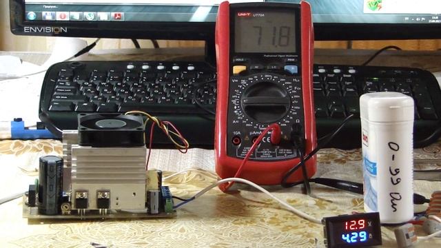 Измерение частоты мультиметром UNI-T 70A смотреть онлайн