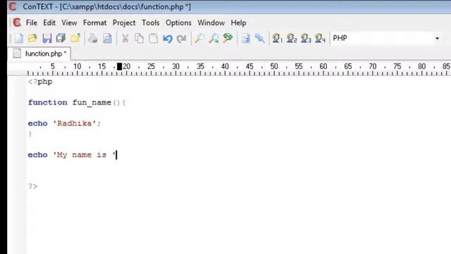PHP: Functions