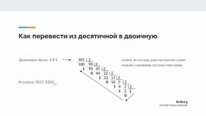 Как перевести число в любую систему счисления (универсальный приём)
