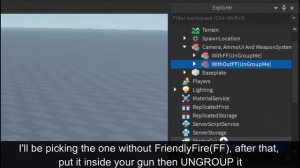 Roblox Studio | Weapon Kit FREE Model(Camera Bug Fixed, AmmoUI, FriendlyFire, and Cash Per Kill)