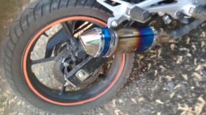 Китайский акрапович на stels flex 250